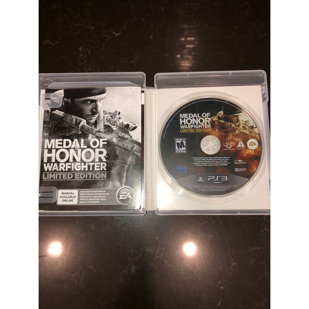 Medal of Honor: Warfighter -- Limited Edition (Sony PlayStation 3, 2012) CIB